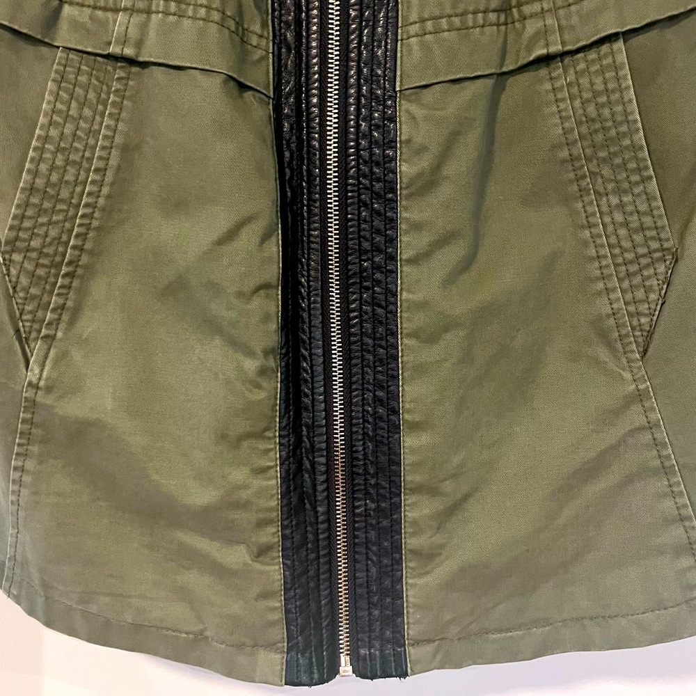 Mixed Material Jacket - Picture 4 of 7